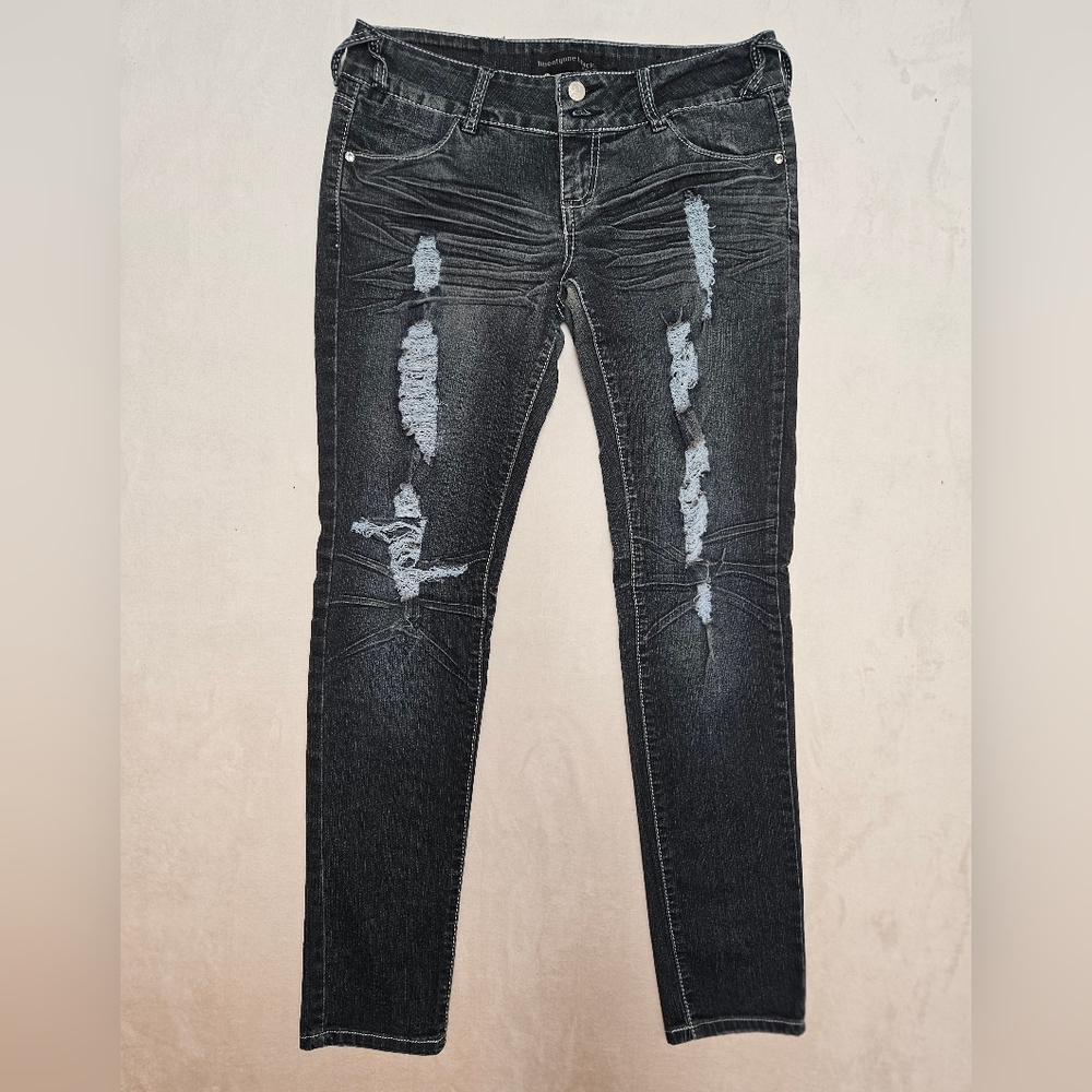 Twenty one black by Rue21 distressed skinny jeans